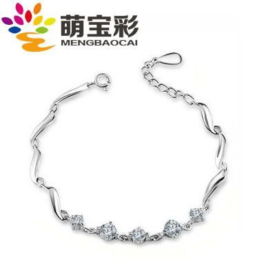 手鏈專區(qū) 萌寶彩925純銀手鏈批發(fā)五鉆婉轉(zhuǎn)手鏈 高檔韓國手鏈 200元一件混批圖片|手鏈專區(qū) 萌寶彩925純銀手鏈批發(fā)五鉆婉轉(zhuǎn)手鏈 高檔韓國手鏈 200元一件混批產(chǎn)品圖片由深圳佳運珠寶首飾公司生產(chǎn)提供-